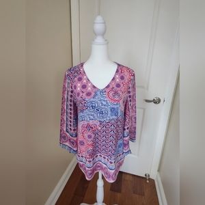 Chico's V Neck Blouse Size 0